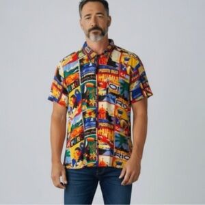 Reason Mens Retro Vacation Shirt